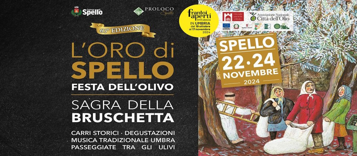 playbill l'oro di spello 2024 - spello